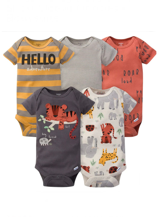 5-Pack Baby Boys Space Explorer Onesies® Bodysuits image 0