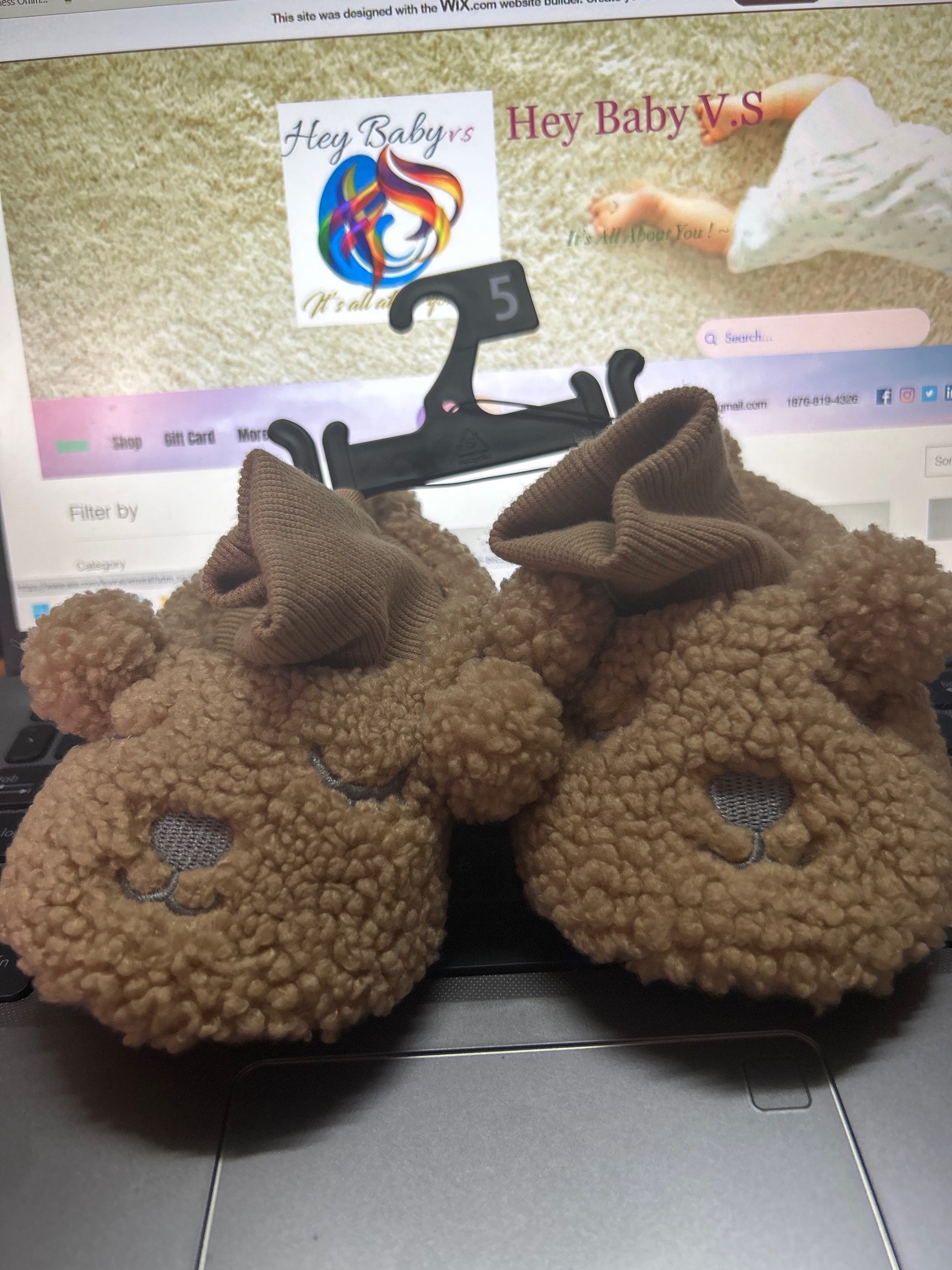 Baby sock shoe image 1