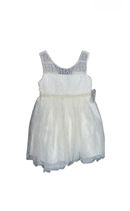 American Princess Formal Dress – Ivory Toddler Girls Dress 3T