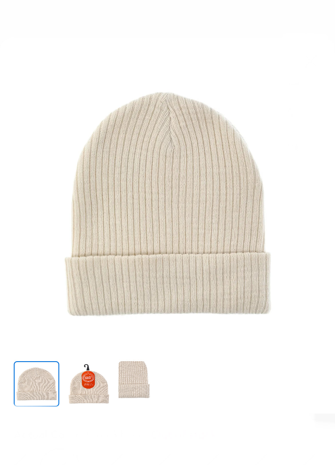 Wonder Nation Toddler Ribbed Beanie image 3