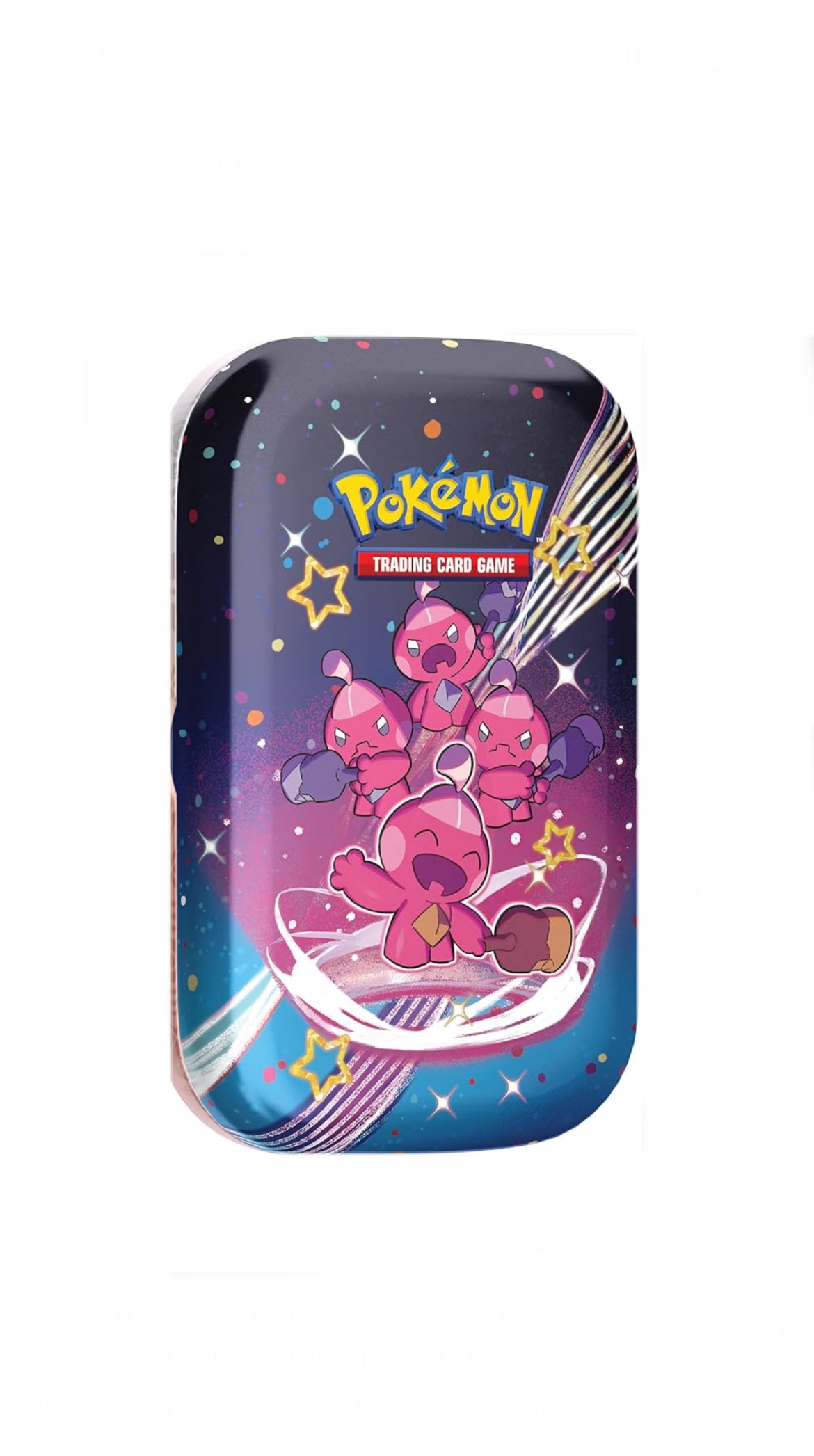 Pokemon Trading Cards Games - Scarlet & Violet - Paldean Fates Mini Tin image 4