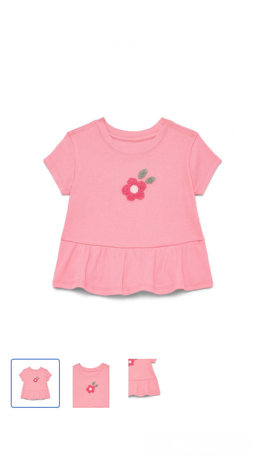 Wonder Nation Baby Girl peplum top