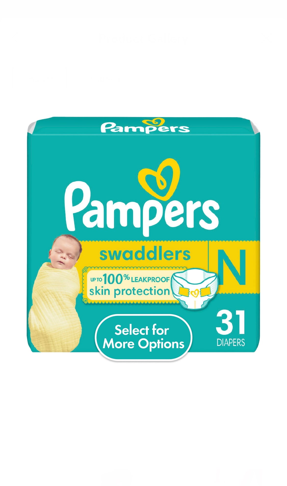 Pampers Swaddlers Diapers image 1