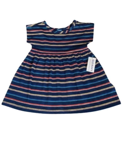 Old Navy Striped Picnic Dress  image 1
