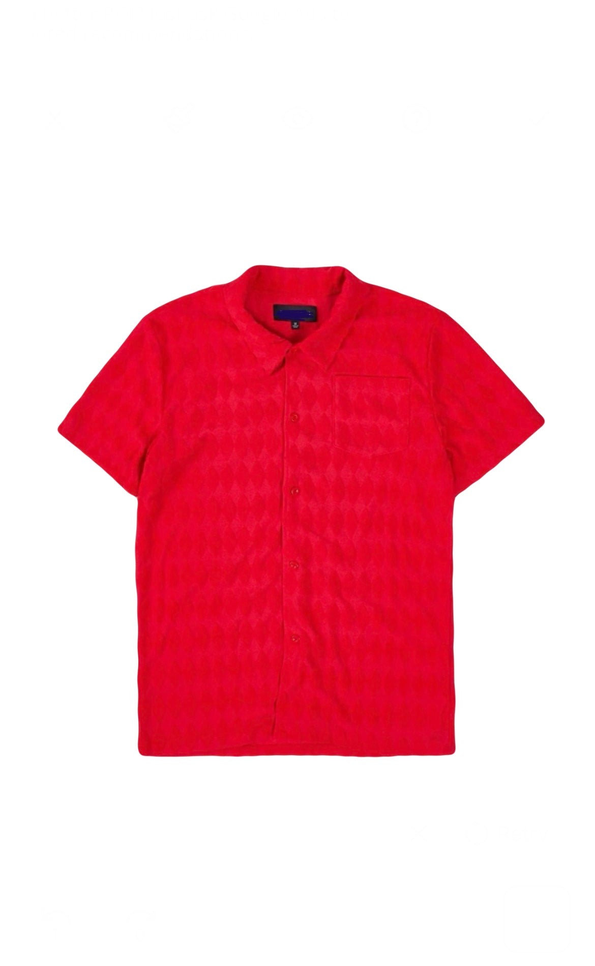 Cat & Jack Boys Shirt – Soft Red Kids Top Size XS (4/5)