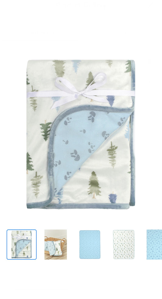 Modern Moments by Gerber Reversible Plush Blanket, image 0