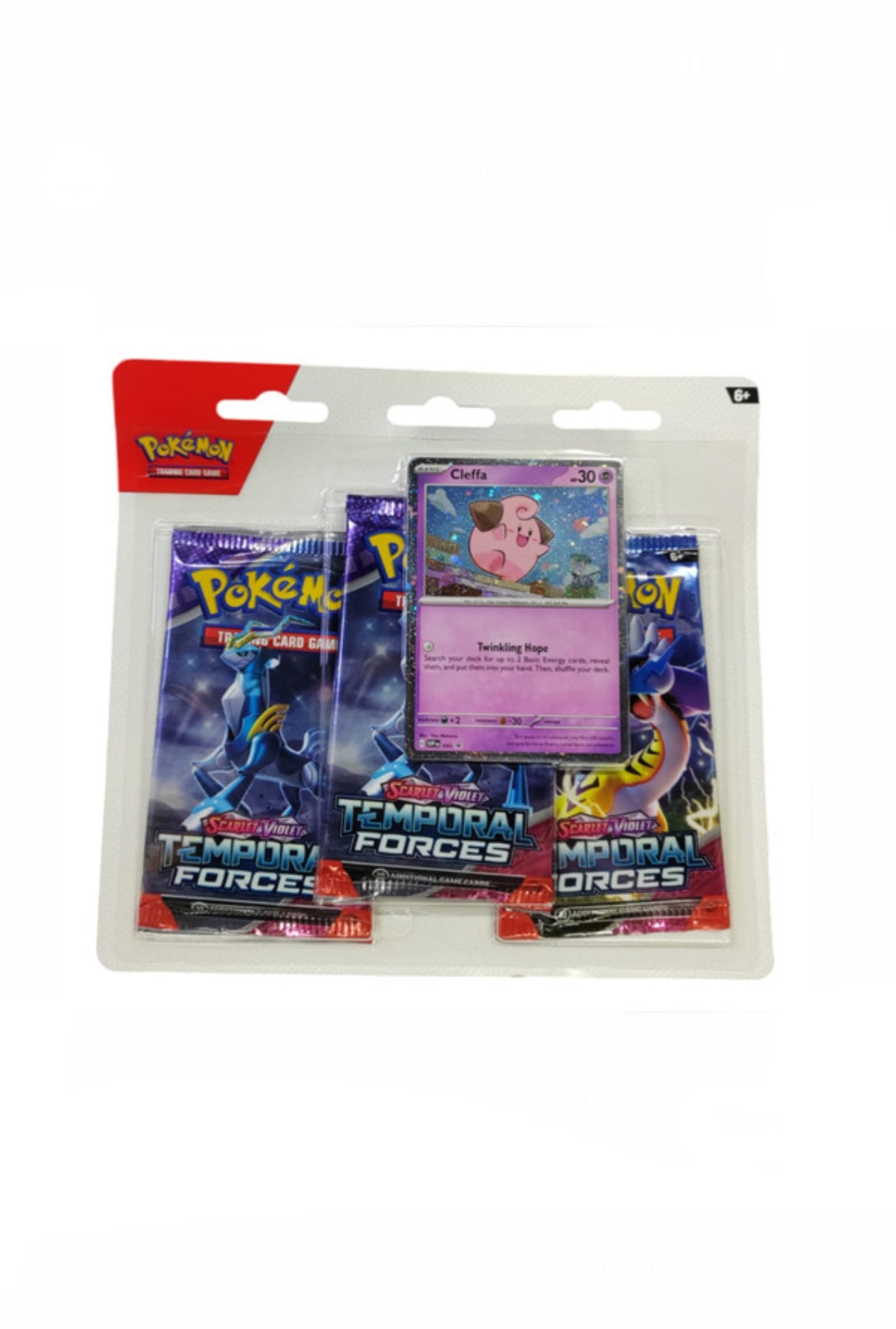 2024 Scarlet Violet S5 Temporal Forces 3pk Blister image 2