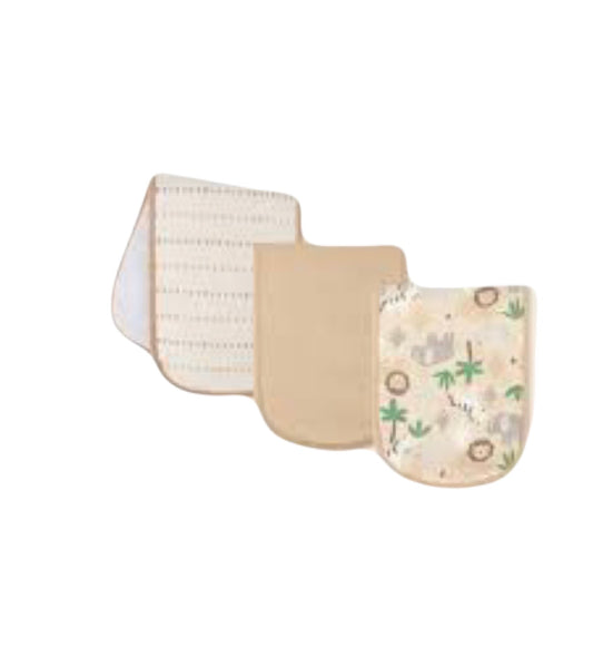 Dream Gro 3pk Unisex Burp Cloths