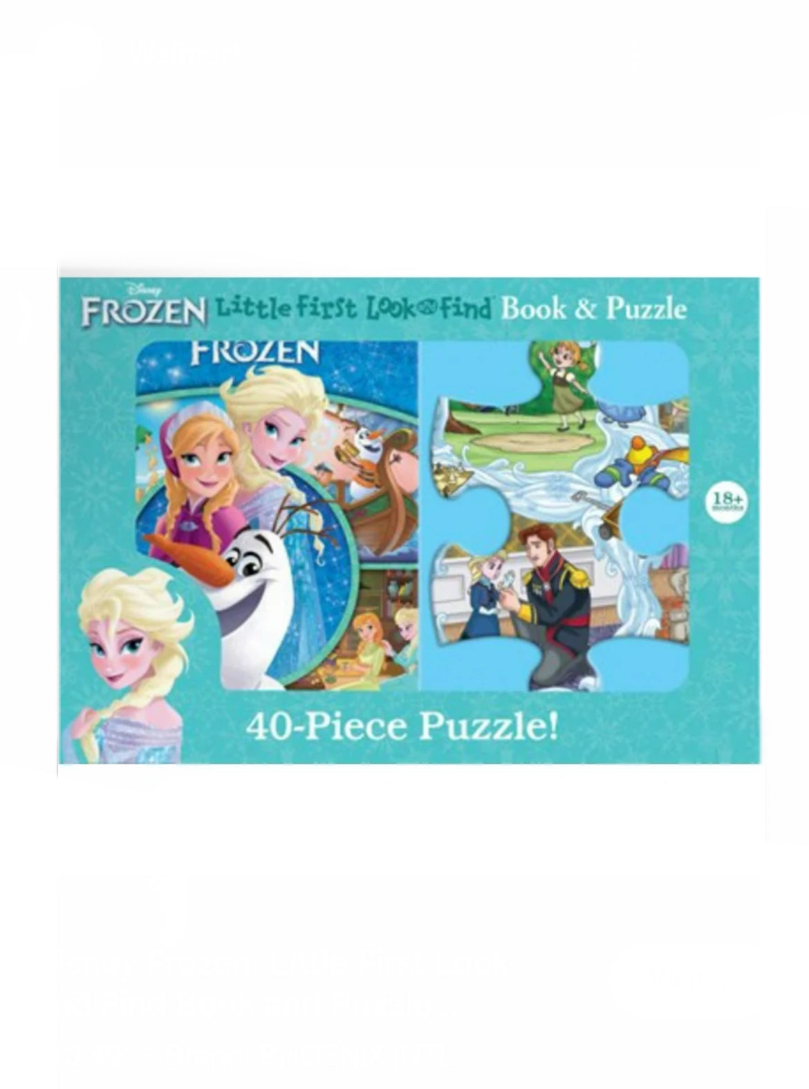 Character Book & Puzzle 40pc image 0