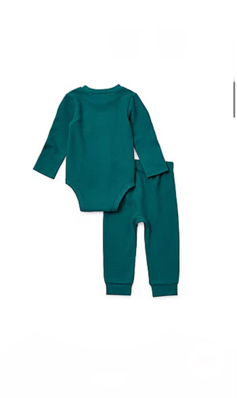 Okie Dokie 2pc Baby Boys Pinunder Suit  image 1