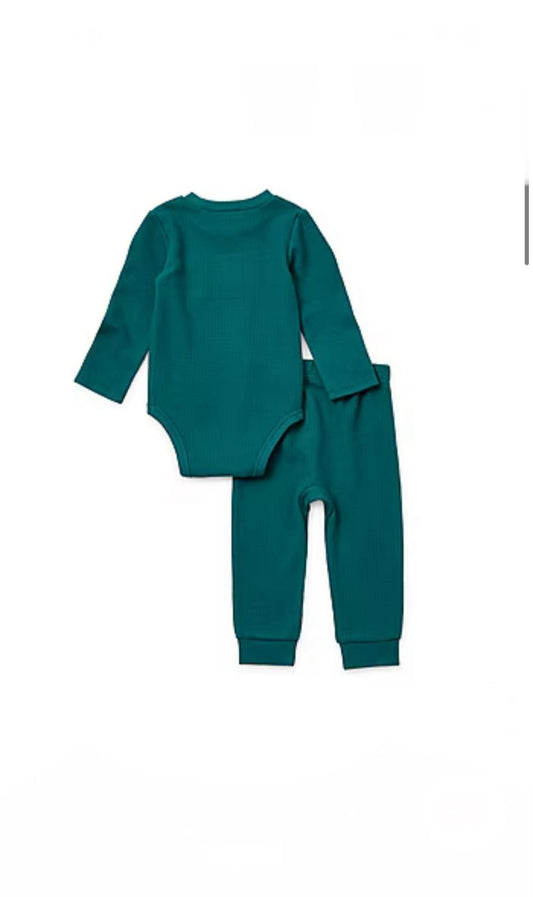 Okie Dokie 2pc Baby Boys Pinunder Suit  image 1