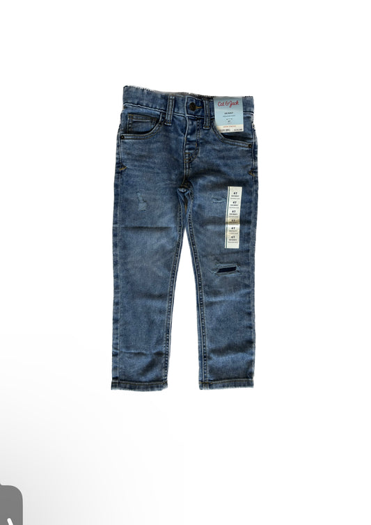 Cat & jack skinny adjustble waist jeans image 0