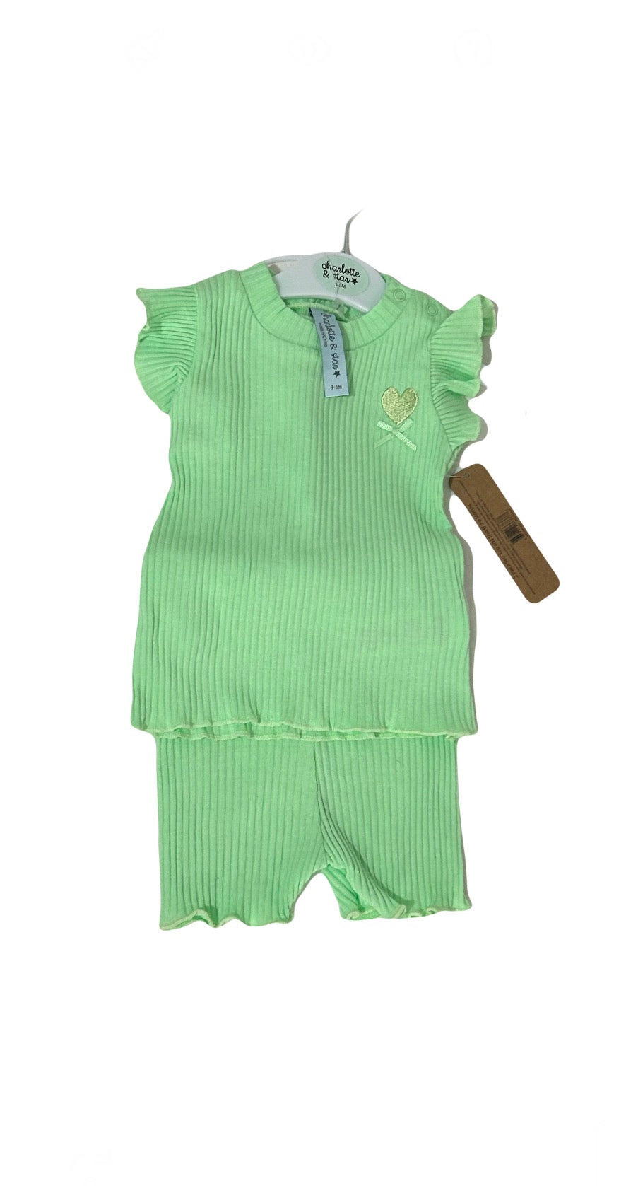 Charlotte & Star Baby Girl 2pc Shorts Set