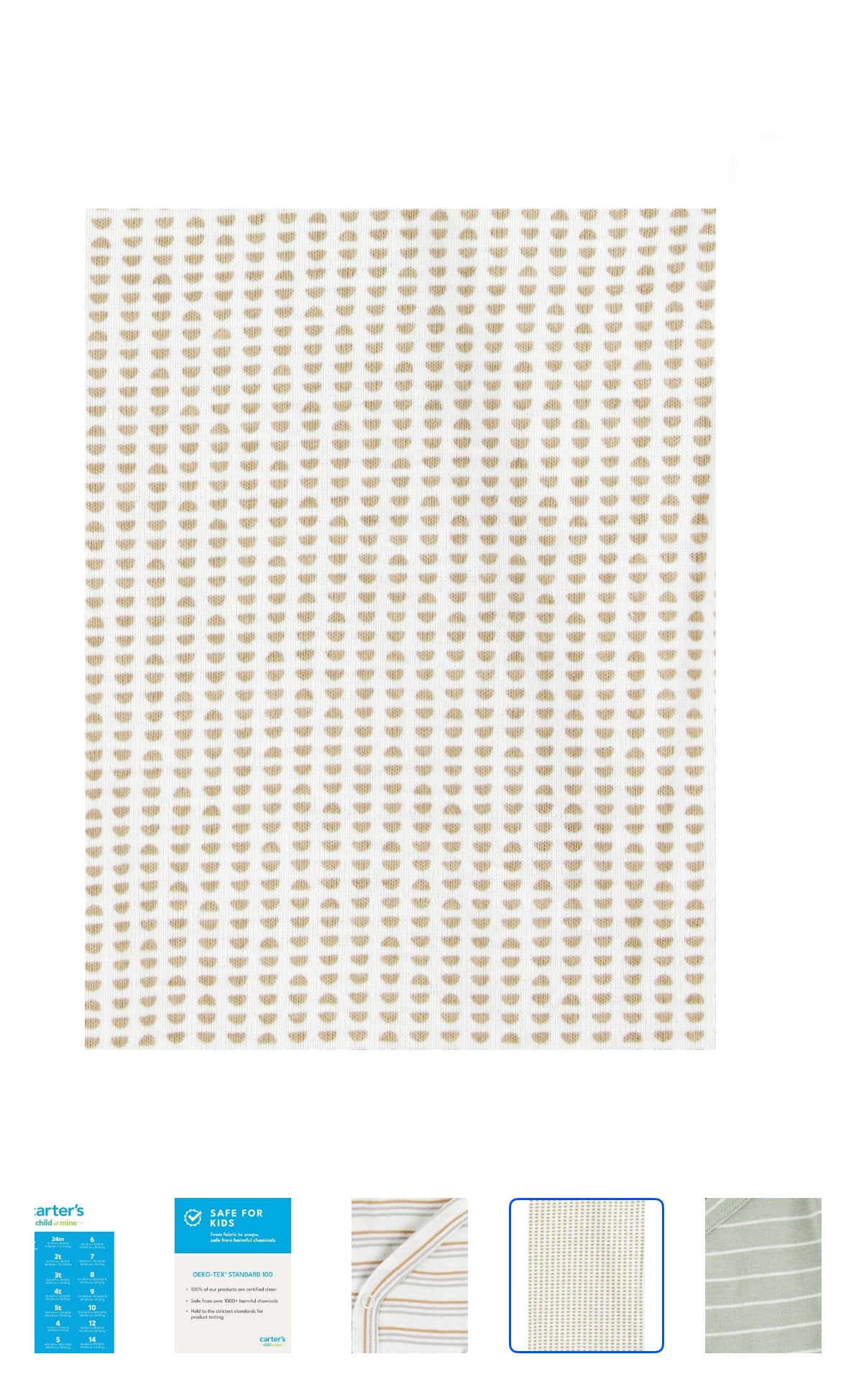 Carter's Child of Mine Baby Unisex Wrapover Bodysuit 1pc