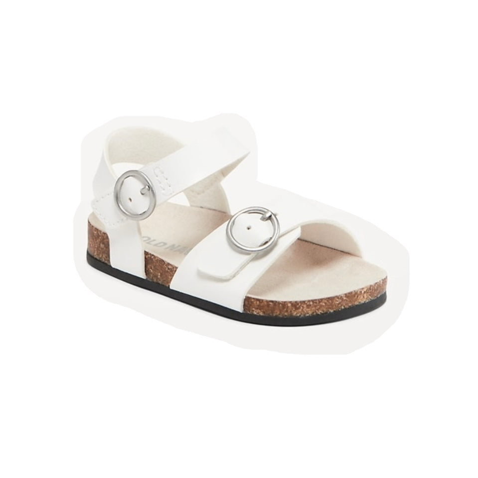 Old Navy Faux-Leather Buckled Strap Baby Girl Sandal image 1