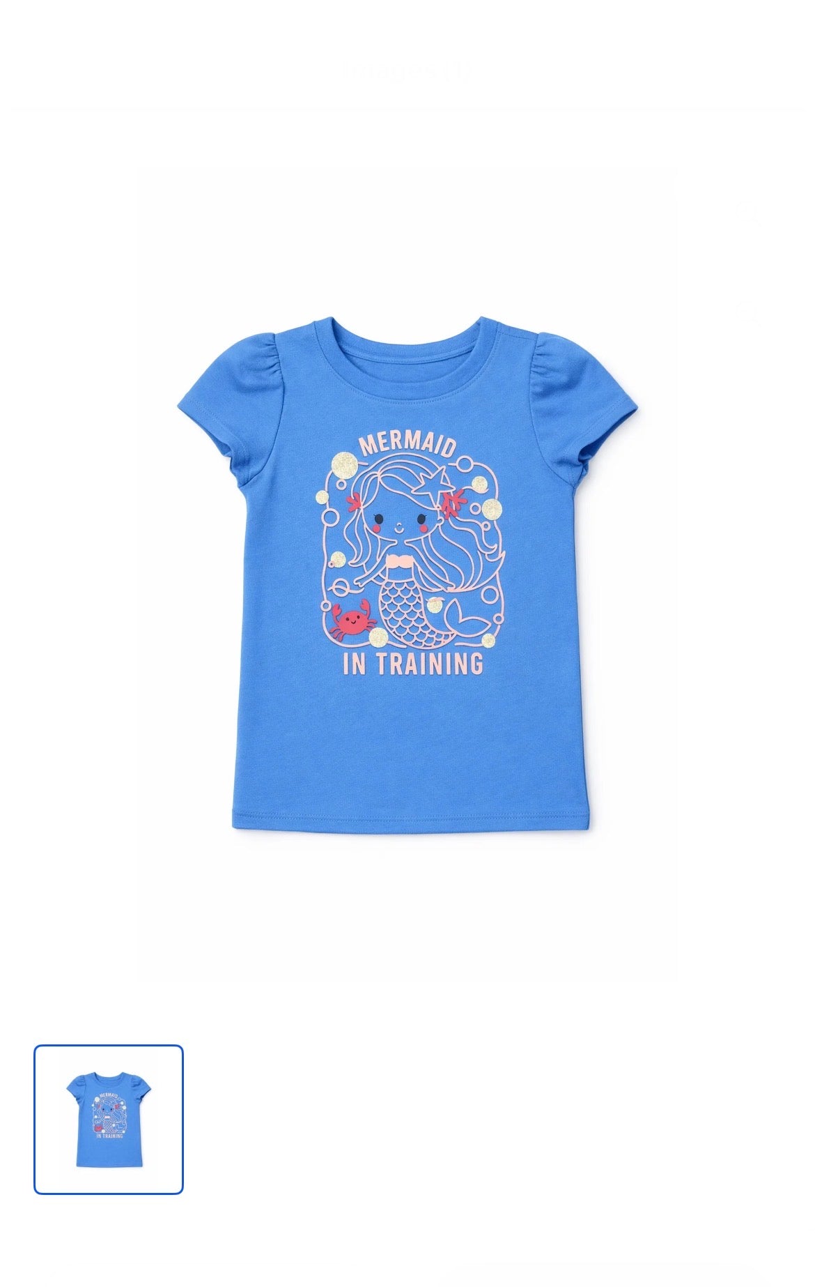 Wonder Nation Toddler Girls Graphic Tee with Puff Sleeves, Sizes 18M–5T