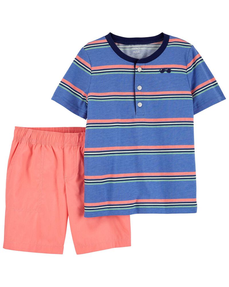 Carters boys 2pc shorts set image 1