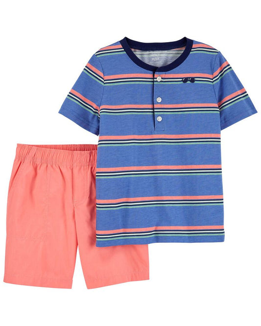 Carters boys 2pc shorts set image 1