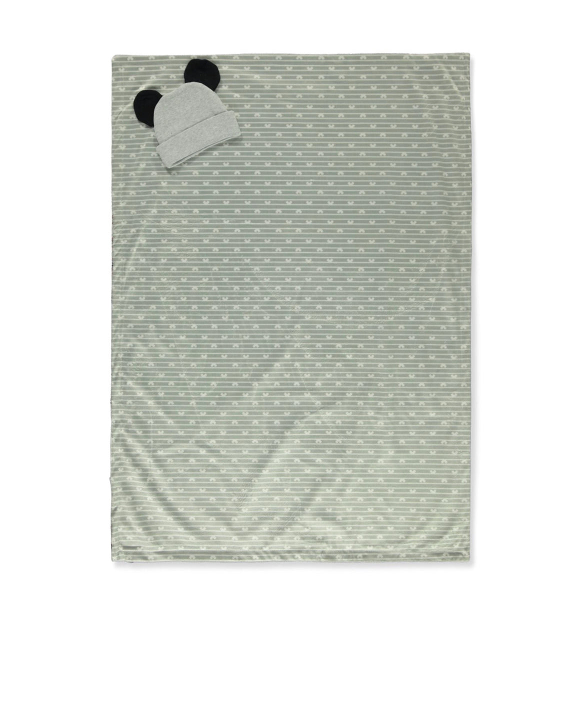 Disney baby Mickey Mouse 2pc blanket & hat 30”x40” image 2