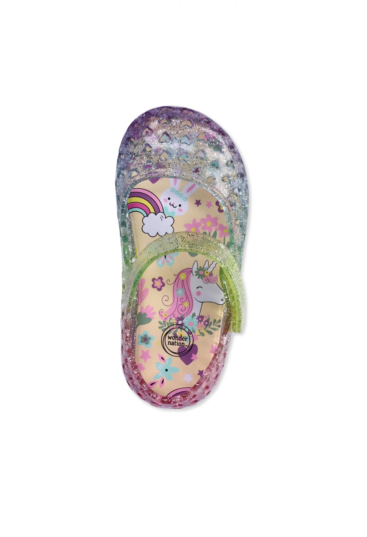 Wonder Nation Baby Girls Mary Jane Jelly Shoes image 0