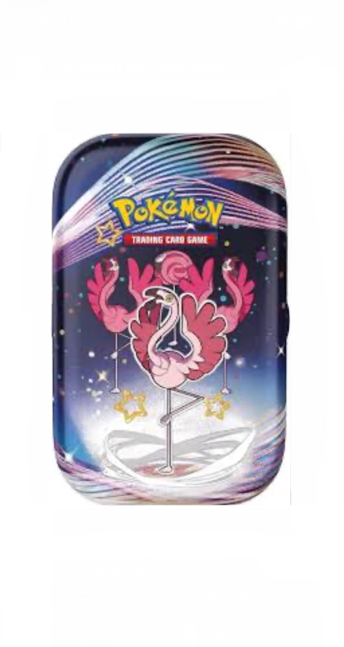 Pokemon Trading Cards Games - Scarlet & Violet - Paldean Fates Mini Tin image 2