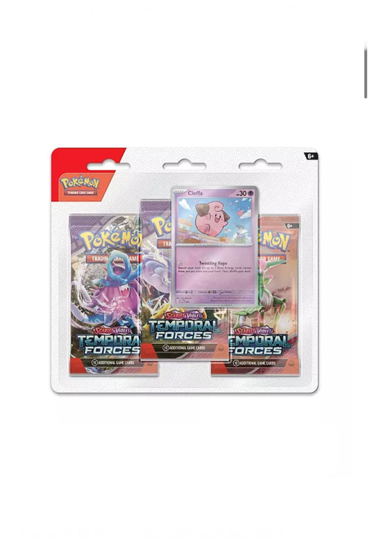 2024 Scarlet Violet S5 Temporal Forces 3pk Blister image 0