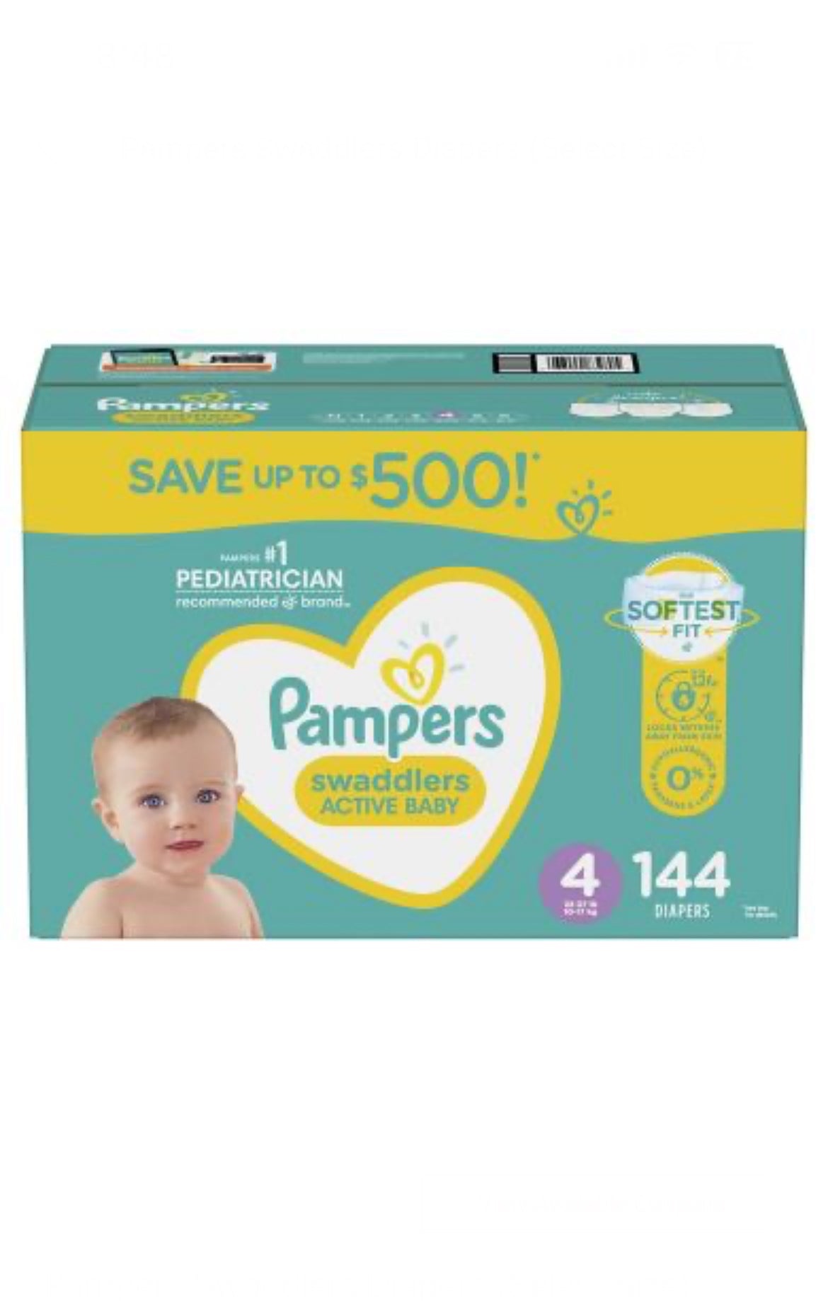 Pampers Swaddlers Diaper image 3
