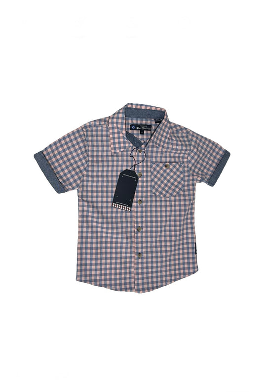 Ben Sherman Toddler Button Down Short Sleeve Shirt