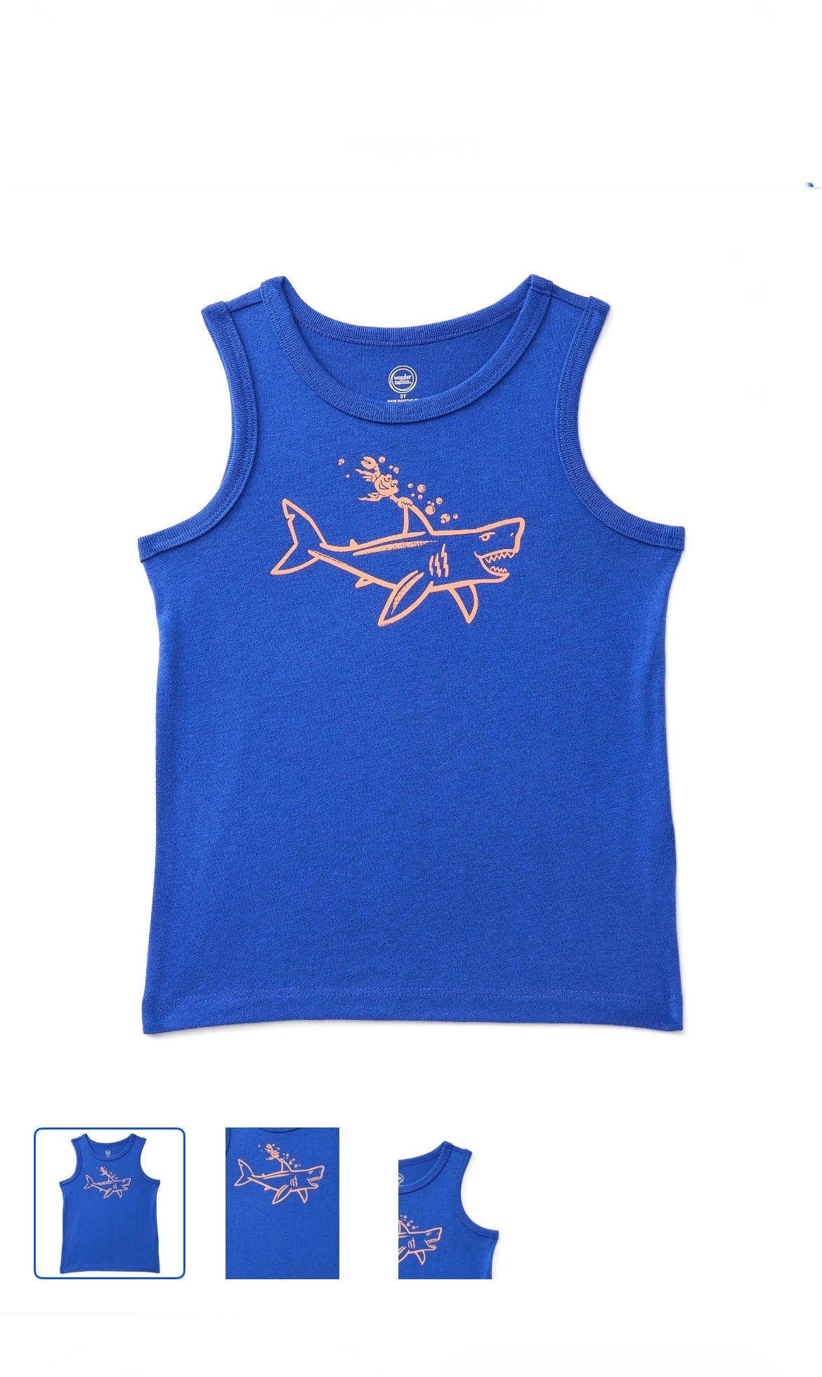 Garanimals Newborn, Baby & Toddler Boy Cotton Graphic Tank Top, Sizes 0-6T