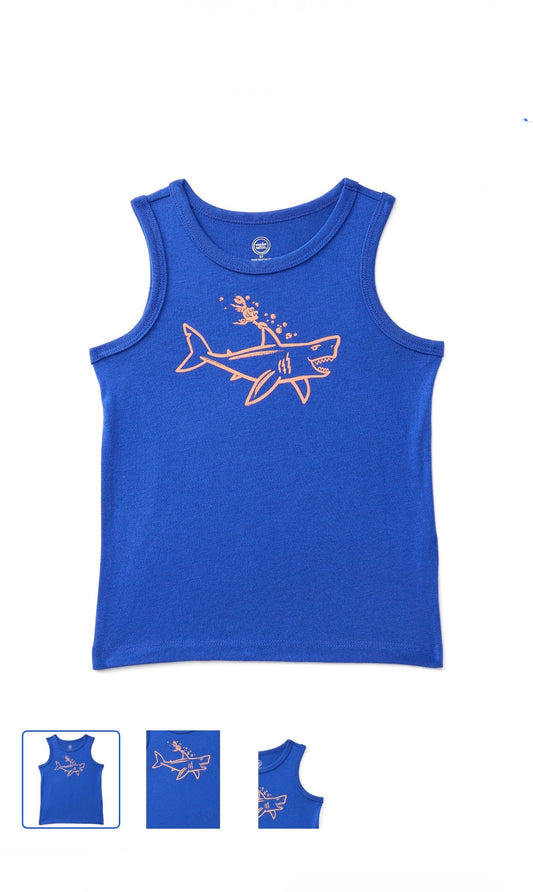 Garanimals Newborn, Baby & Toddler Boy Cotton Graphic Tank Top, Sizes 0-6T