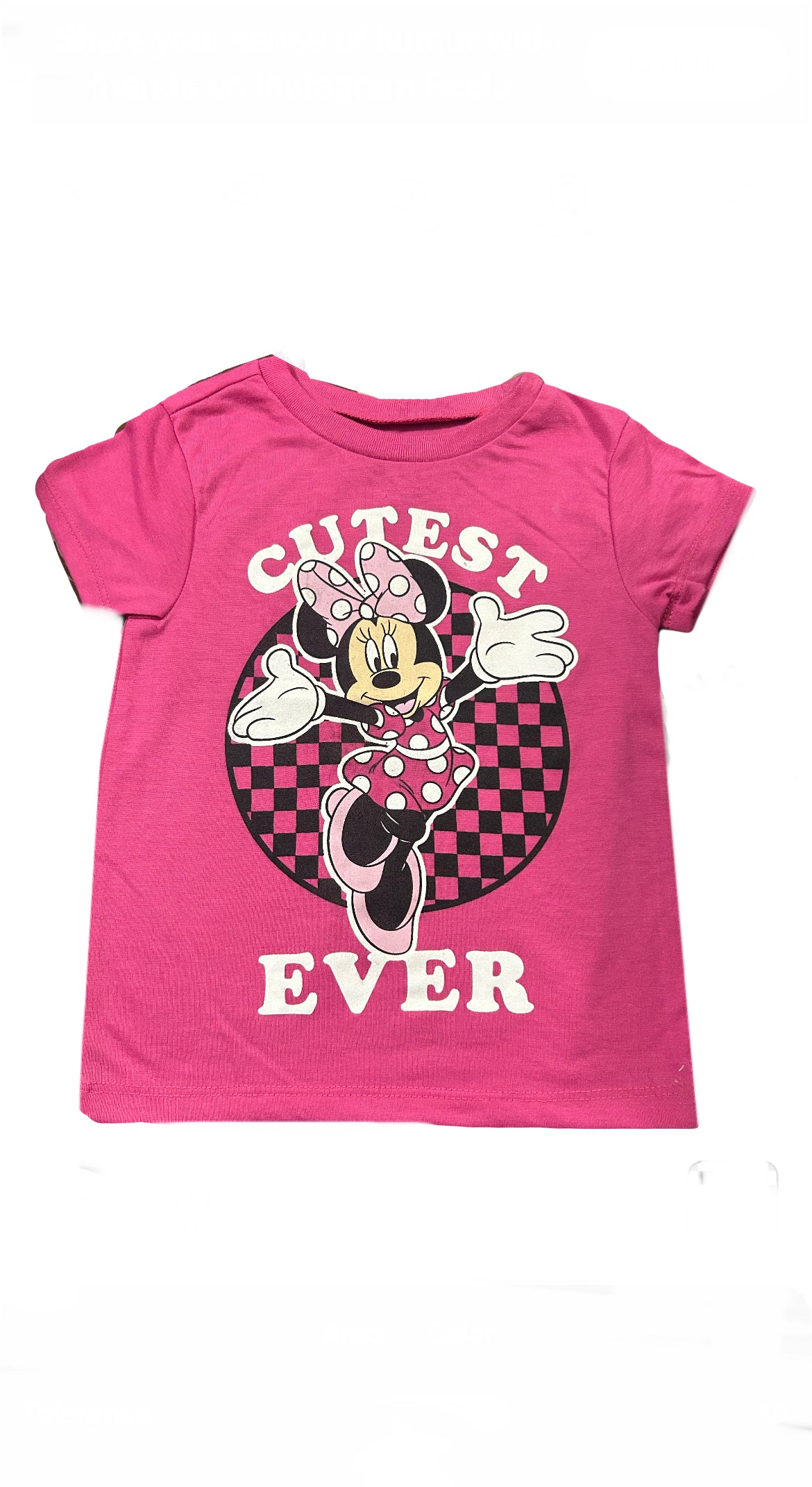 Disney Minnie Mouse Girls Top image 0