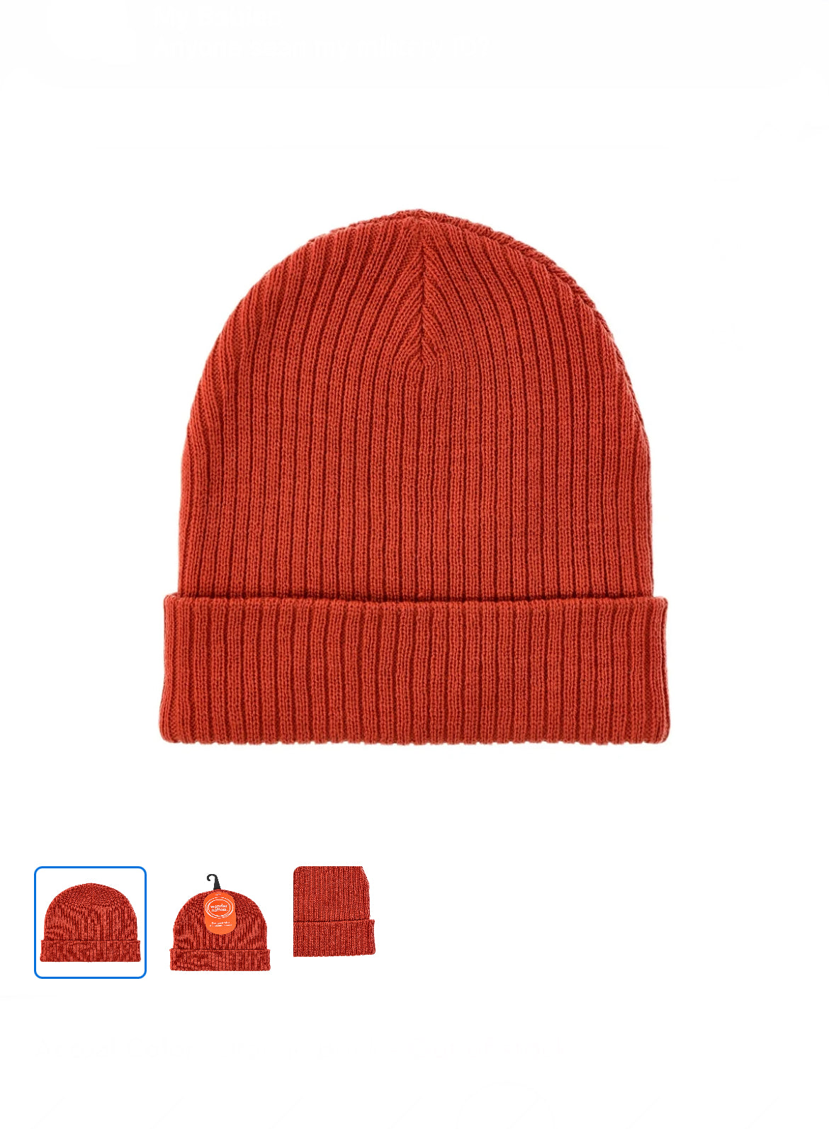 Wonder Nation Toddler Ribbed Beanie image 2