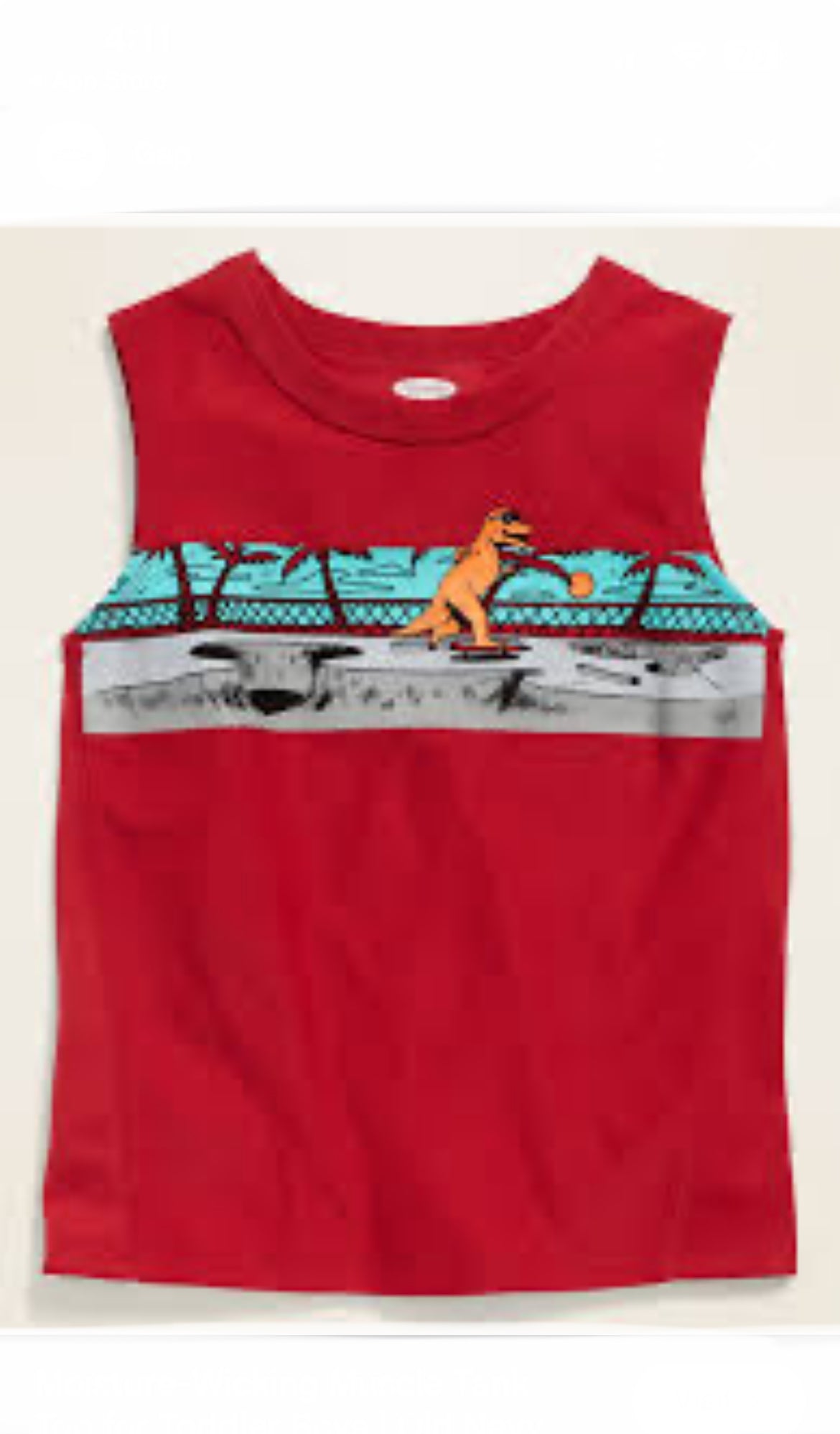 Old Navy sleeveless shirt image 1