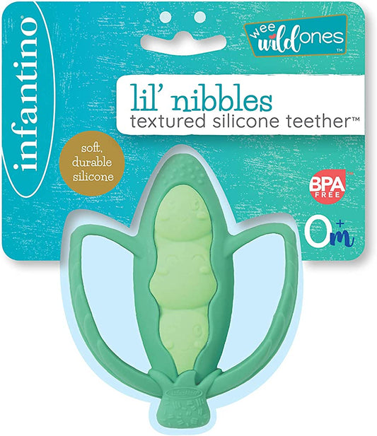 Infantino Lil Nibble Textures Silicone Teether image 1