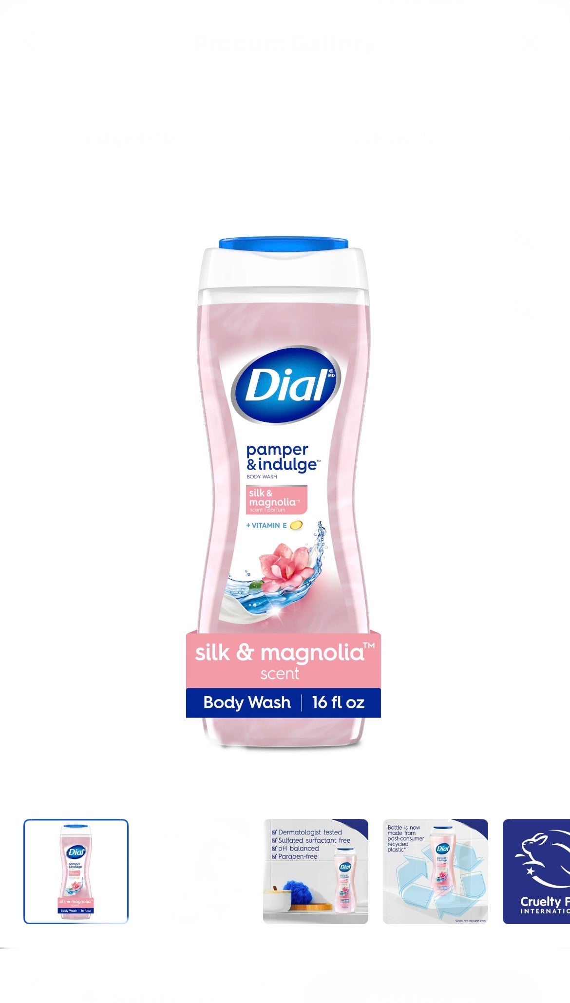 Dial body wash