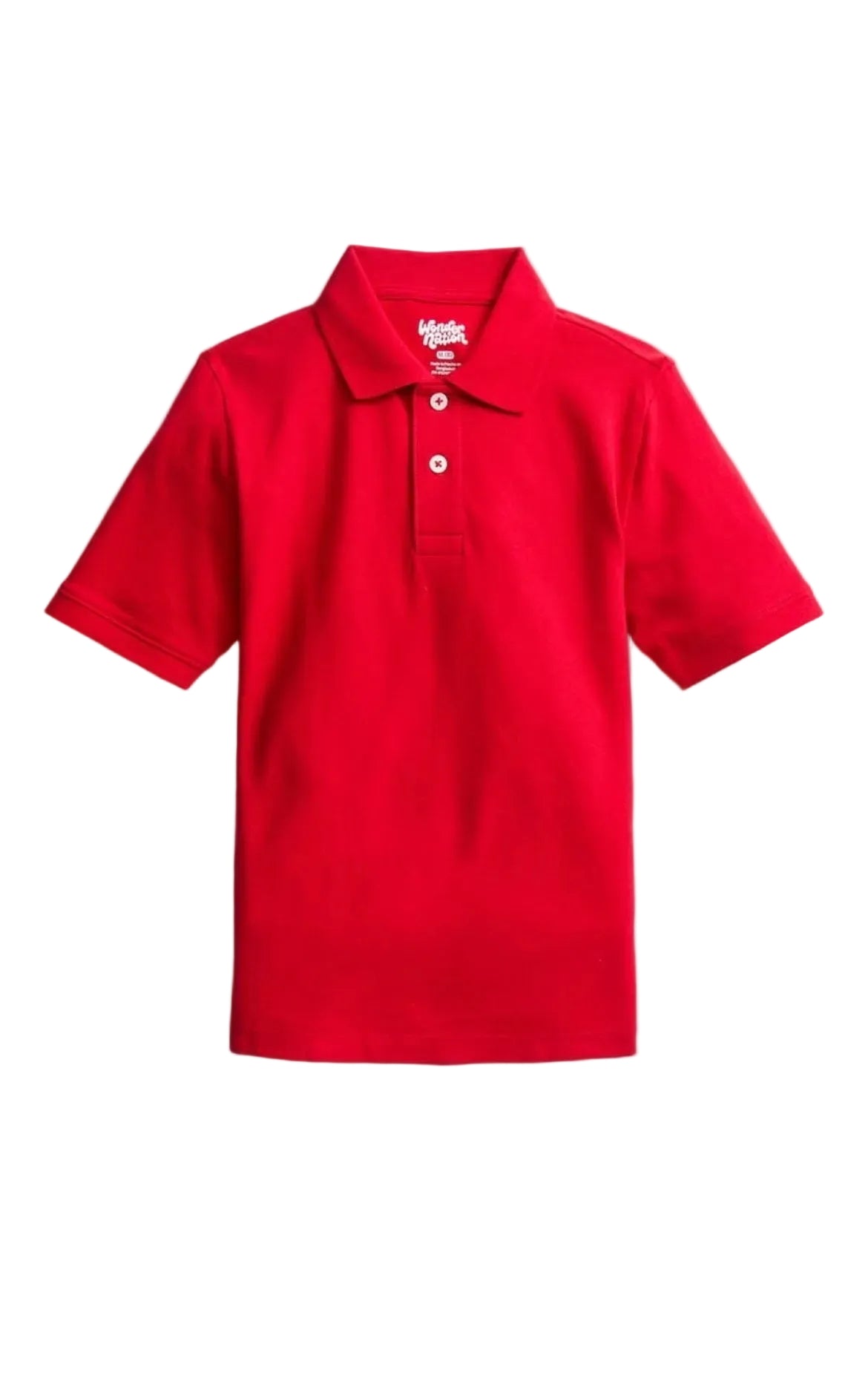 Wonder Nation Boys Short Sleeve Polo Shirt