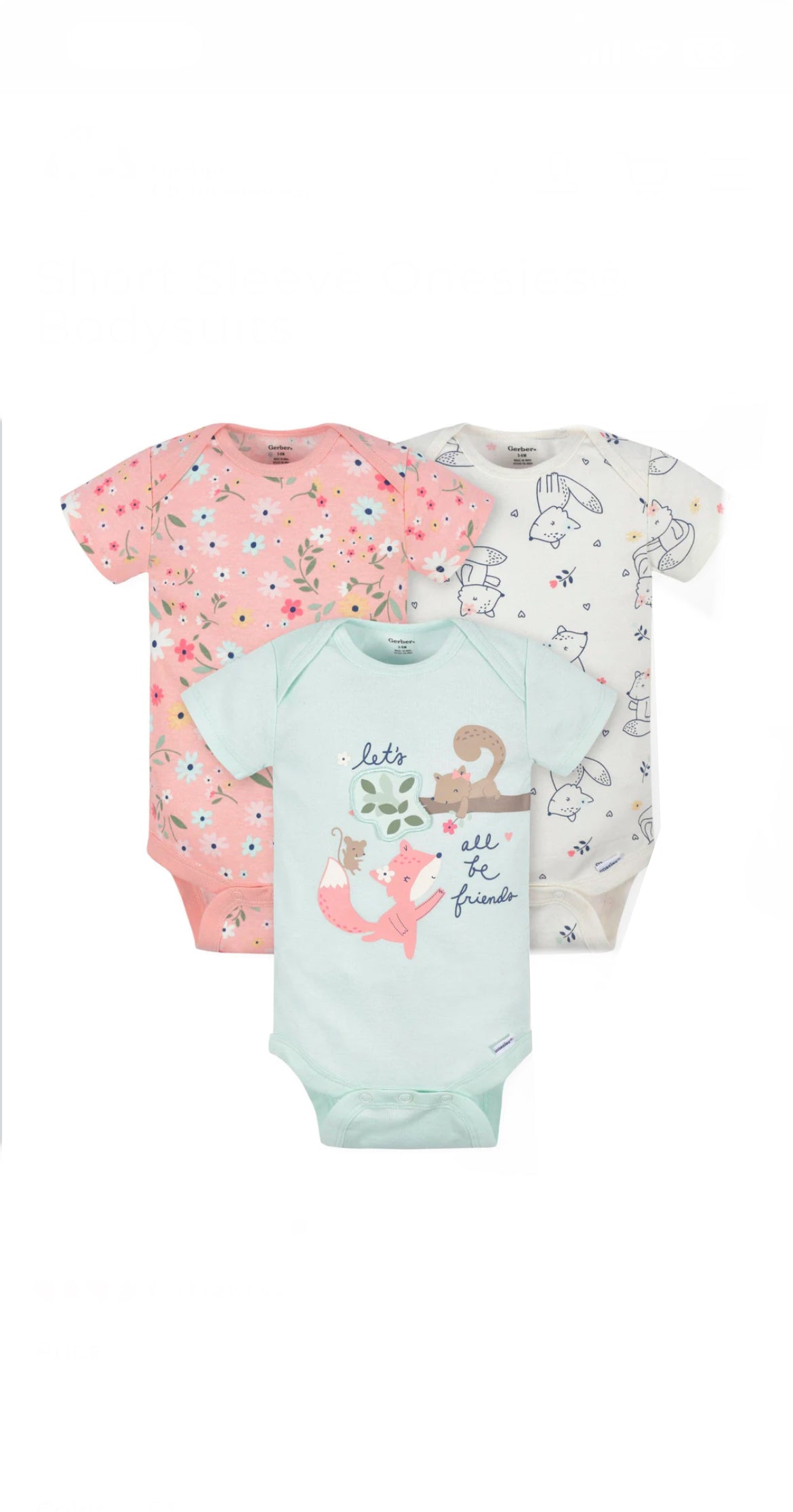 Gerber 3pc Onesies image 0