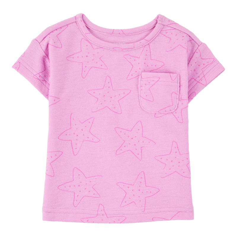 Carters Baby Girl Short-Sleeve Pocket Tee