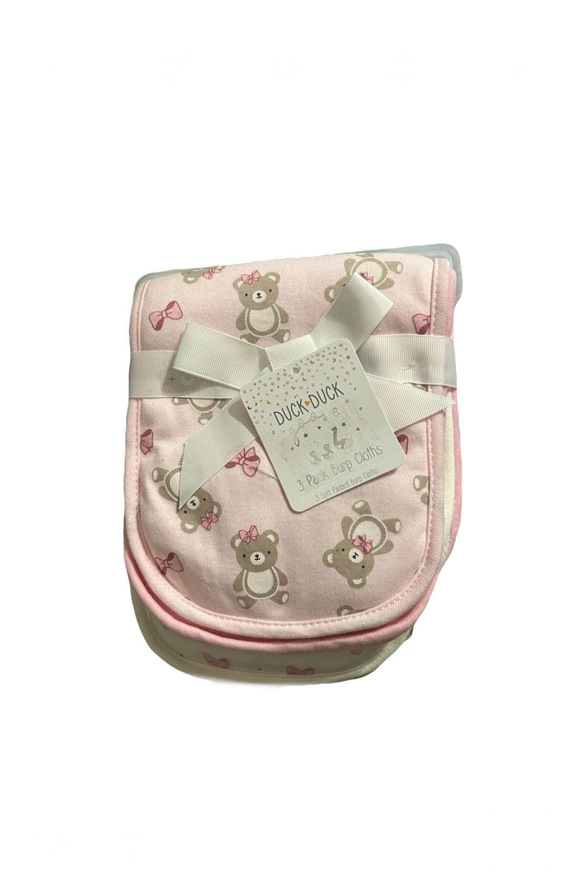Duck Duck Baby Girl 3pk Burp Cloths