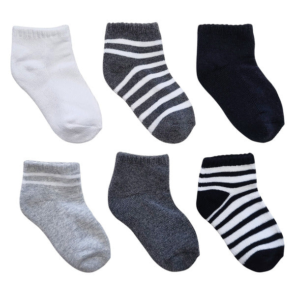 Lily & Dan Toddler Low Cut Socks 6pk image 1