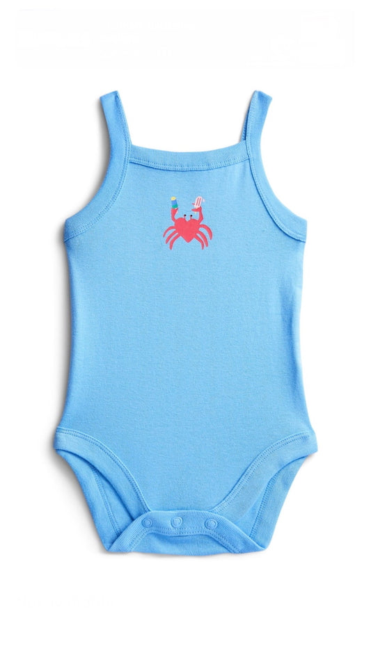 Wonder Nation Baby Girl Spaghetti-strap Bodysuit