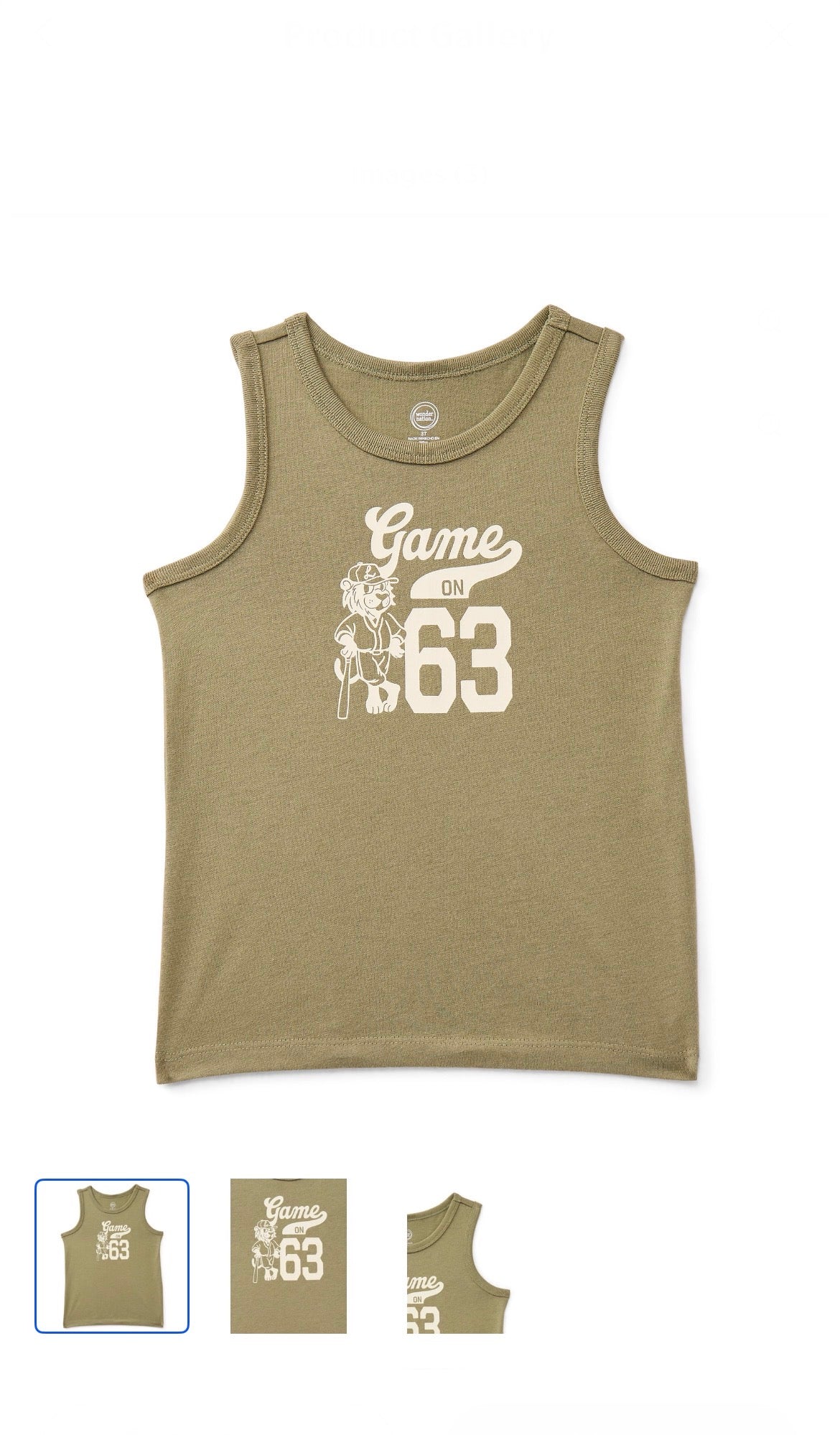 Garanimals Newborn, Baby & Toddler Boy Cotton Graphic Tank Top, Sizes 0-6T