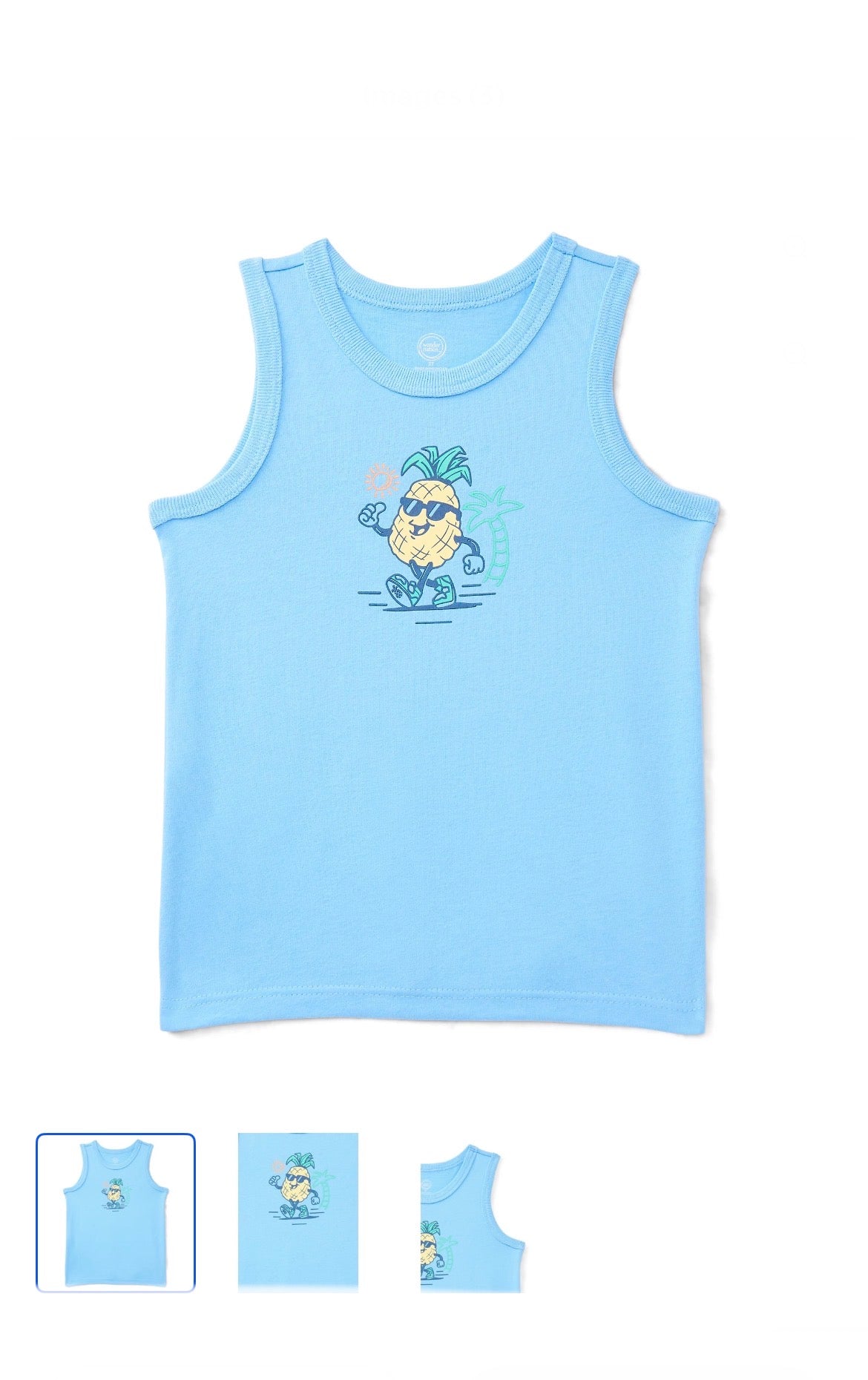 Garanimals Newborn, Baby & Toddler Boy Cotton Graphic Tank Top, Sizes 0-6T