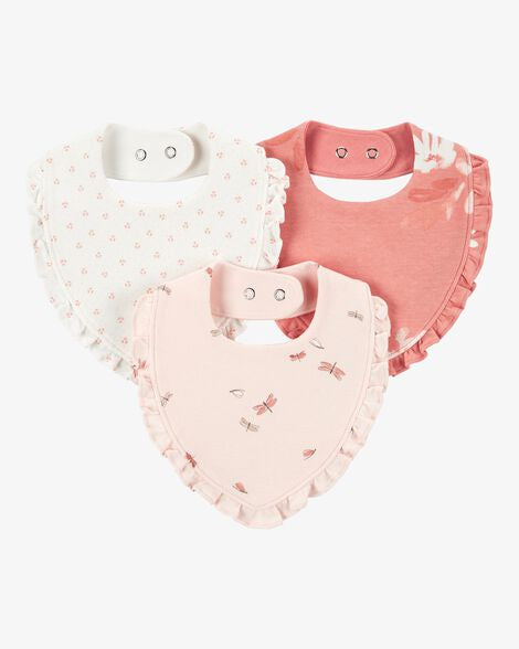 Carters 3pack Classy Girls Bib image 0