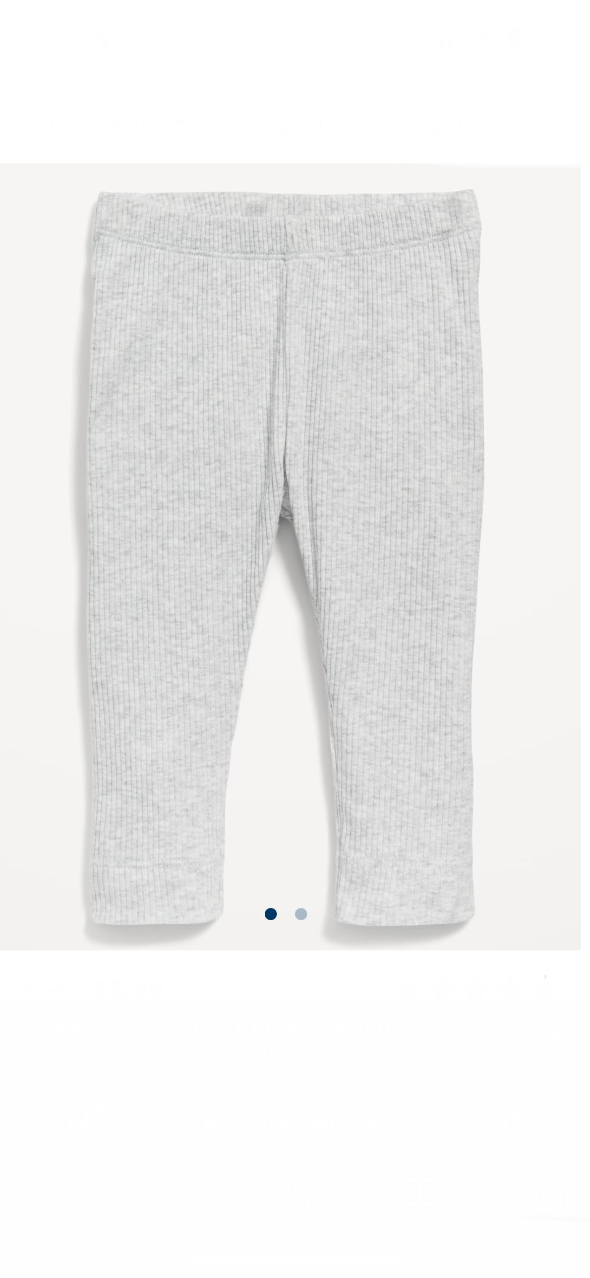 Old Navy Baby Rib knit Leggings image 3