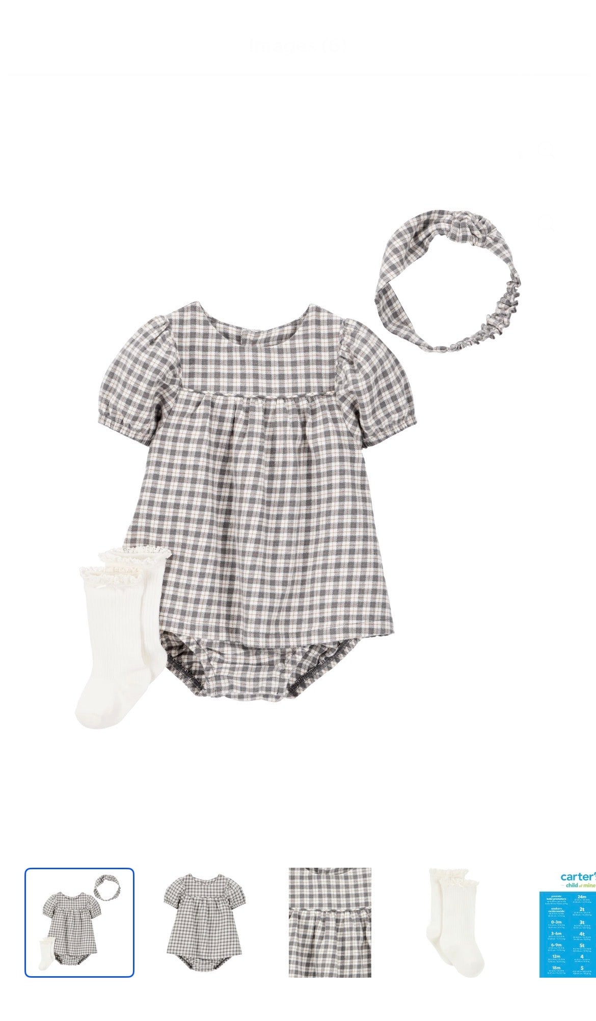 Carters 3pc Baby Girls Set