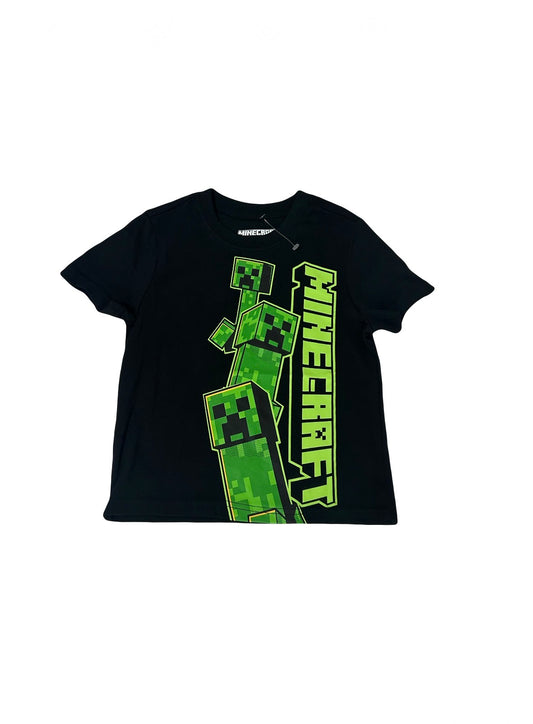 Minecraft Boys Graphic Top – Kids Gaming Tee for Little Creepers