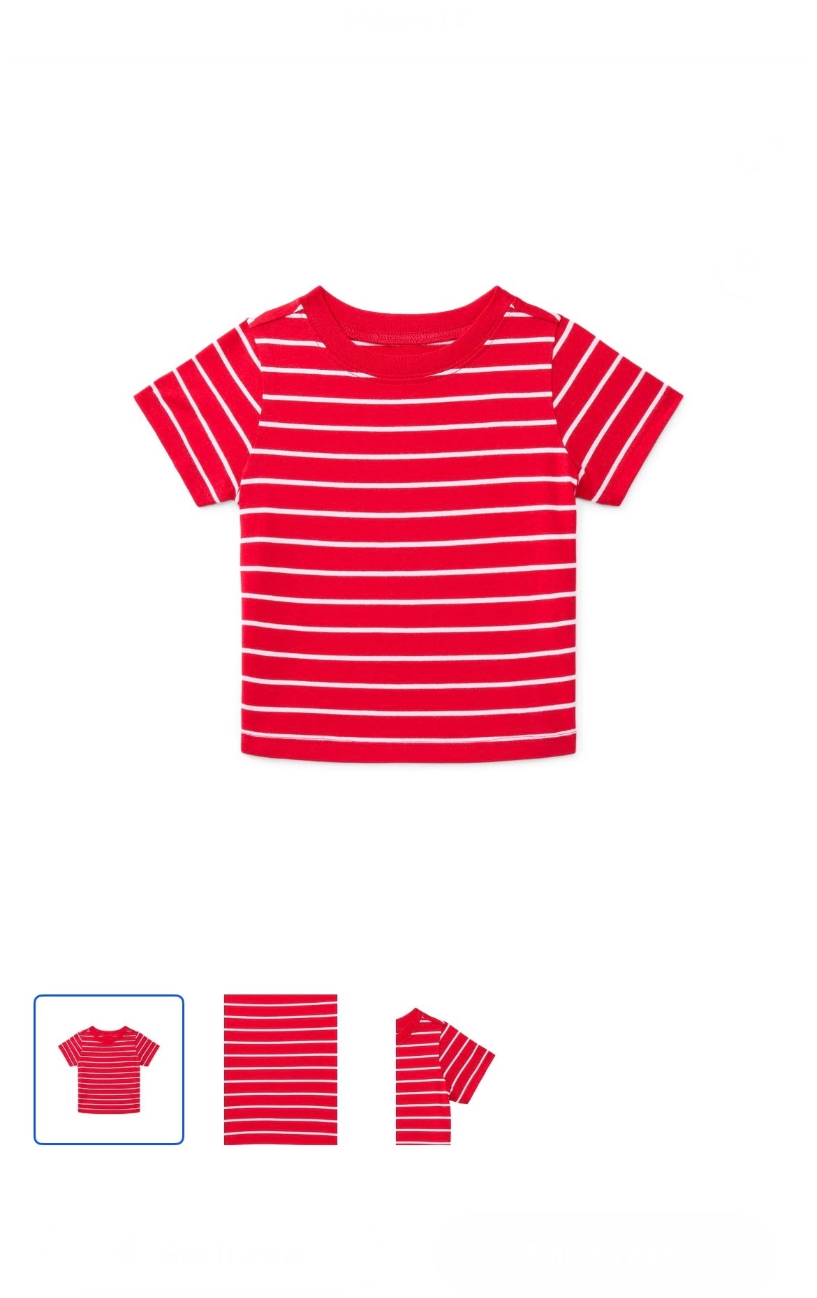 Wonder Nation Baby Boys Crewneck Tee with Short Sleeves, Sizes 0/3M-24M