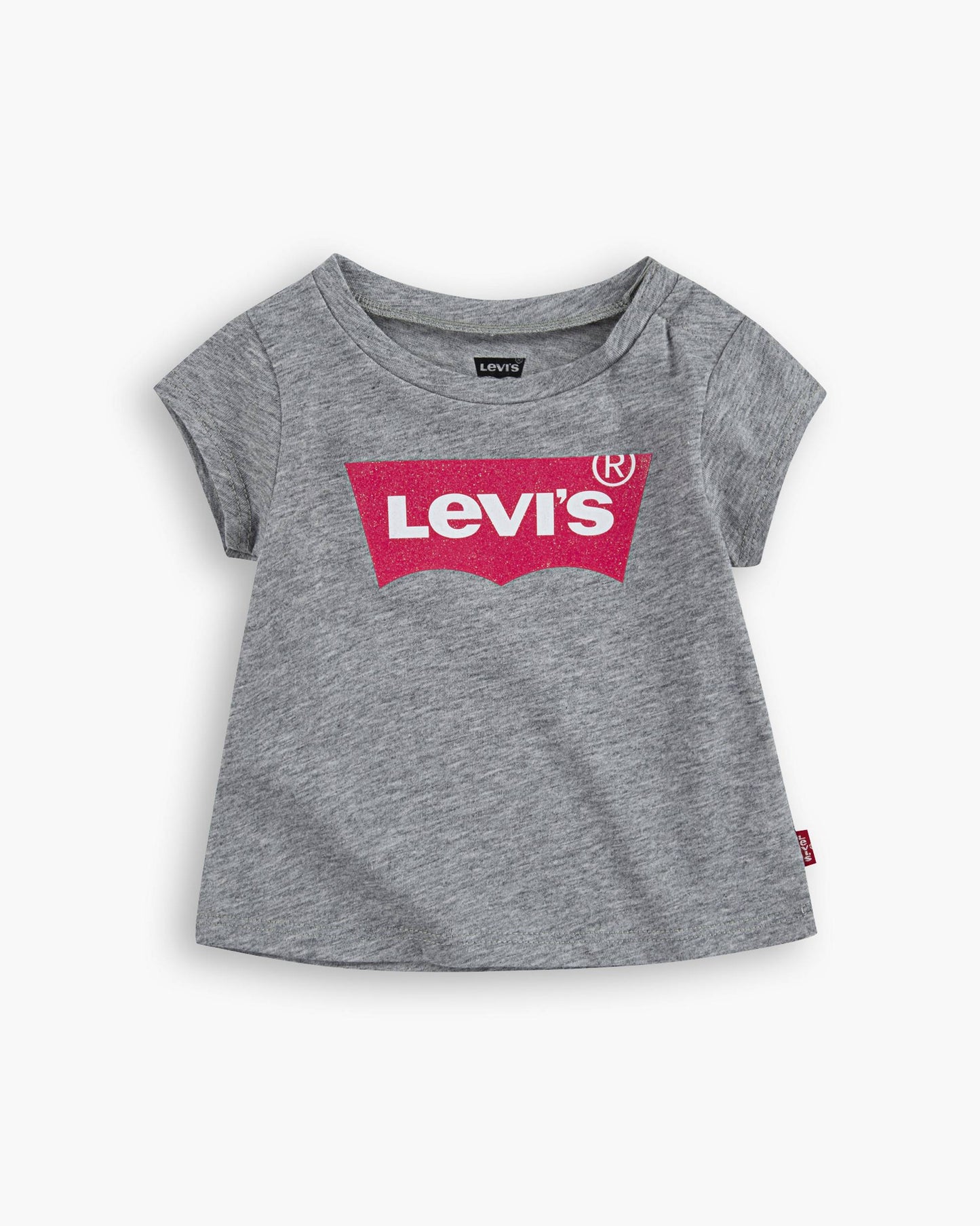 Levi's Baby Girls Top – Soft Gray Infant Tee 9 Months