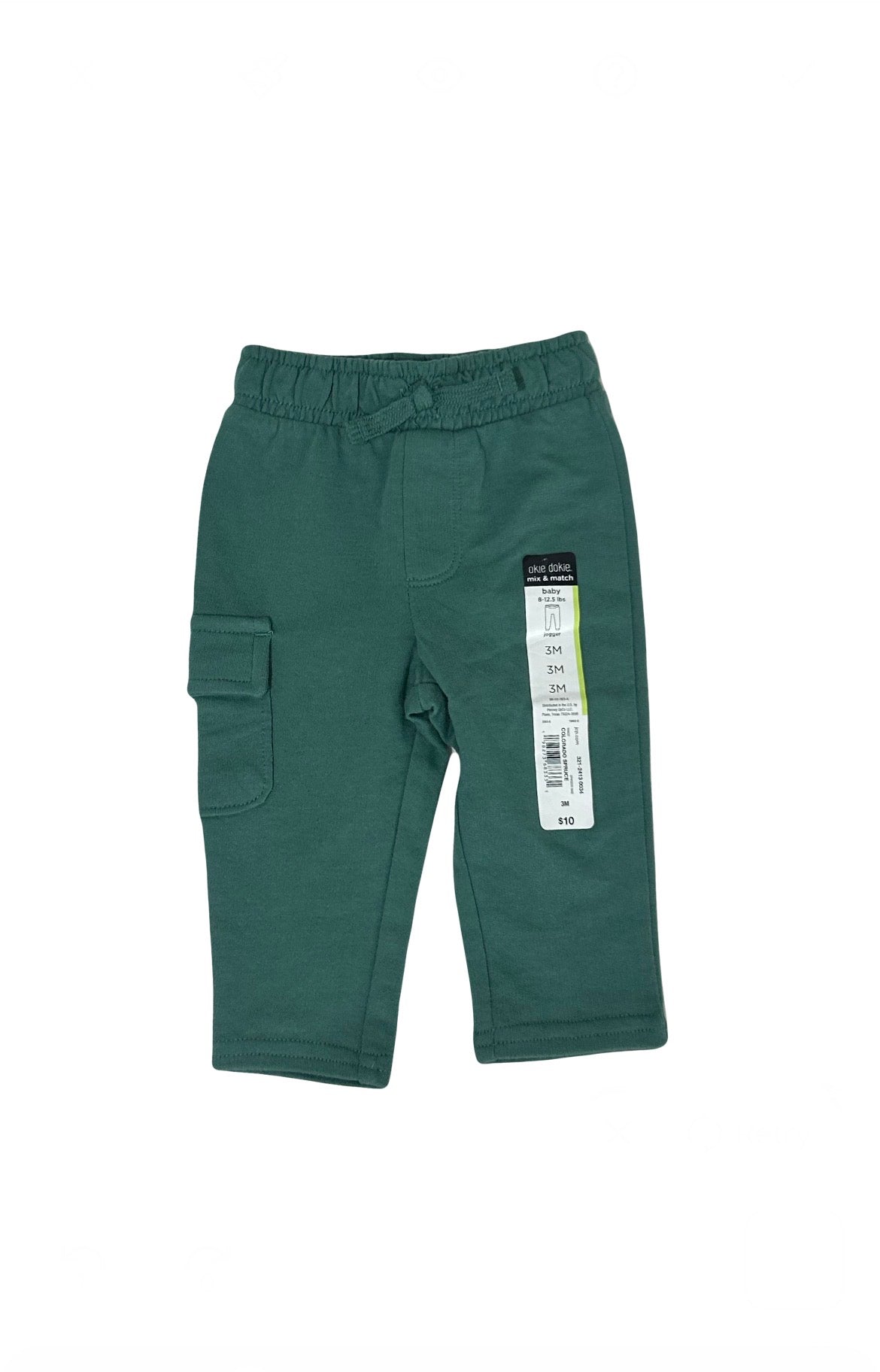 Okie Dokie Baby Jogger Pants – Soft Pull-On Joggers for Infants 3M